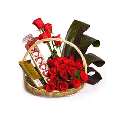 send roses basket to belgaum
