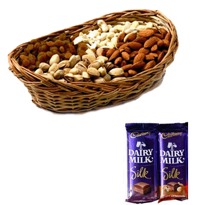 send dry fruits and chocolates to mysore