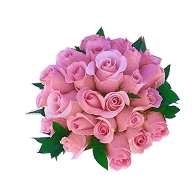 24 Pink Rose Bouquet to Mysore