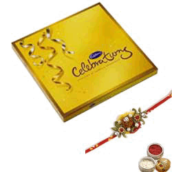 send rakhi with cadbury celebrations pack to belgaum