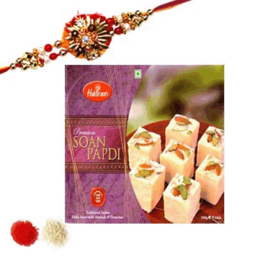 send soan papdi with rakhi to belgaum